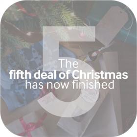 <span><strong>The fifth deal of Christmas is now closed.</strong><br /><br />On the fifth day of our 12 Deals of Christmas, dive into the festive fun with a merry 20% off on all stocking fillers!</span>